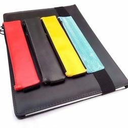 Case Elasticated Zip Pocket Pouch Book Notebook Pen Holder