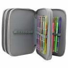 Case, Large, 72 Slots Gray Pen Bag