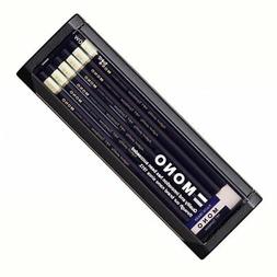 1 Dozen Mono-4b With Eraser Japan Free Shipping