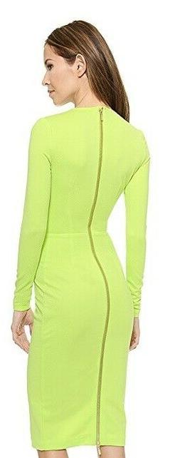 Dress Neon Lime Green, Size 6 - New With Tags!